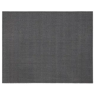 FLYGFISK place mat, dark grey, 38x30 cm
