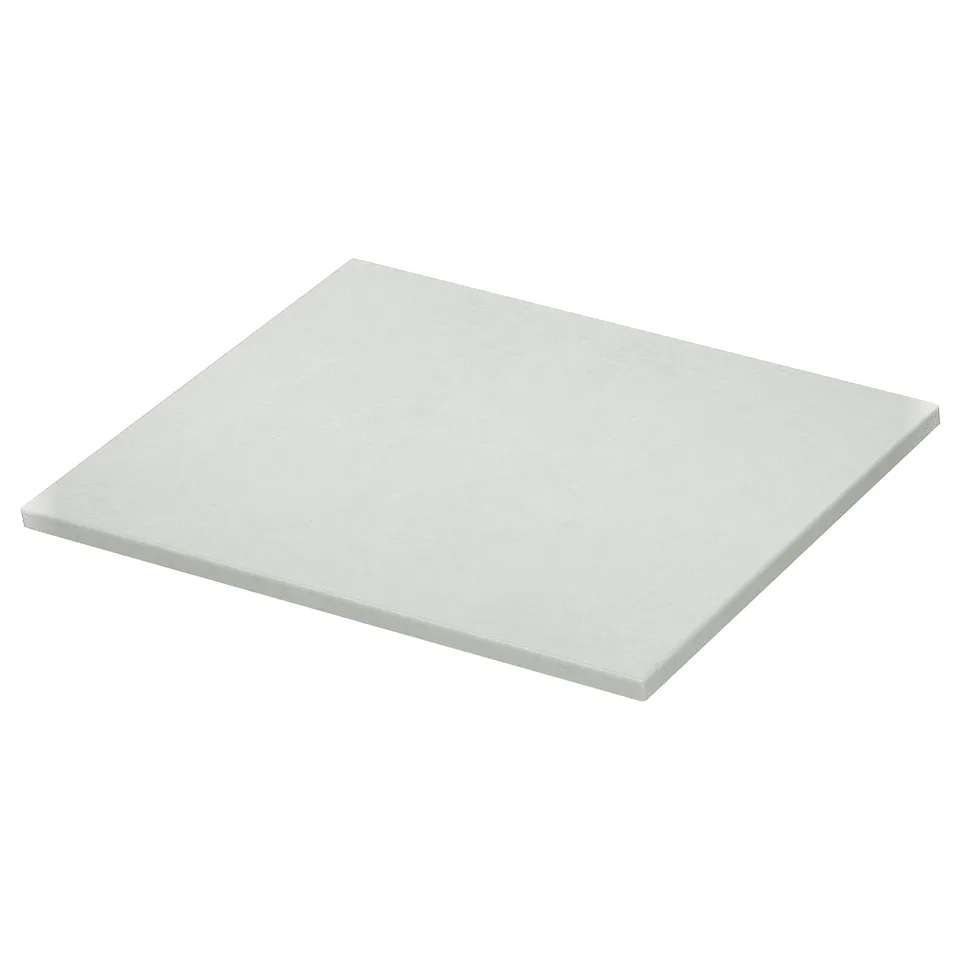 Ikea TOLKEN, light gray countertop, square, modern foil finish.