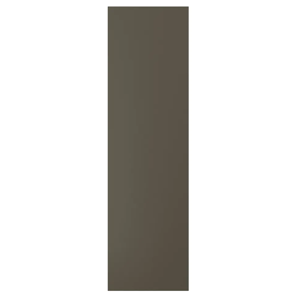 A HAVSTORP door in dark brown/beige, sleek, rectangular, with a smooth finish.