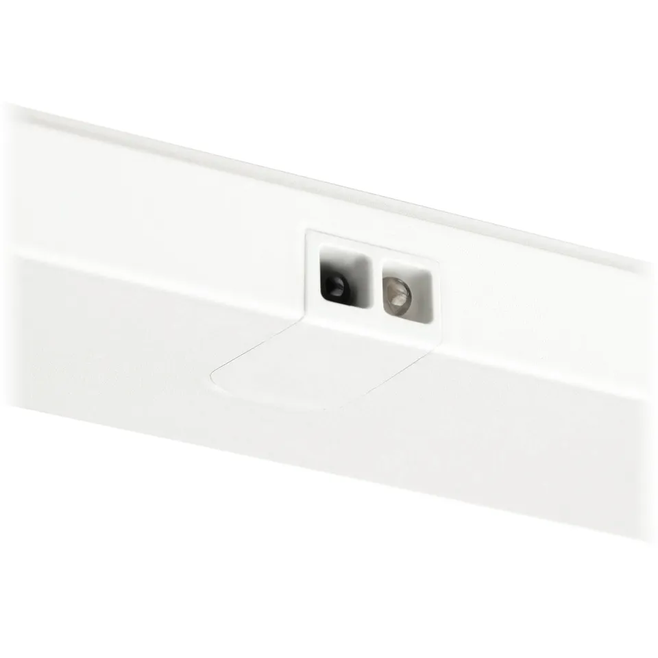 Close-up of MITTLED drawer light, showcasing sleek design and automatic sensor.