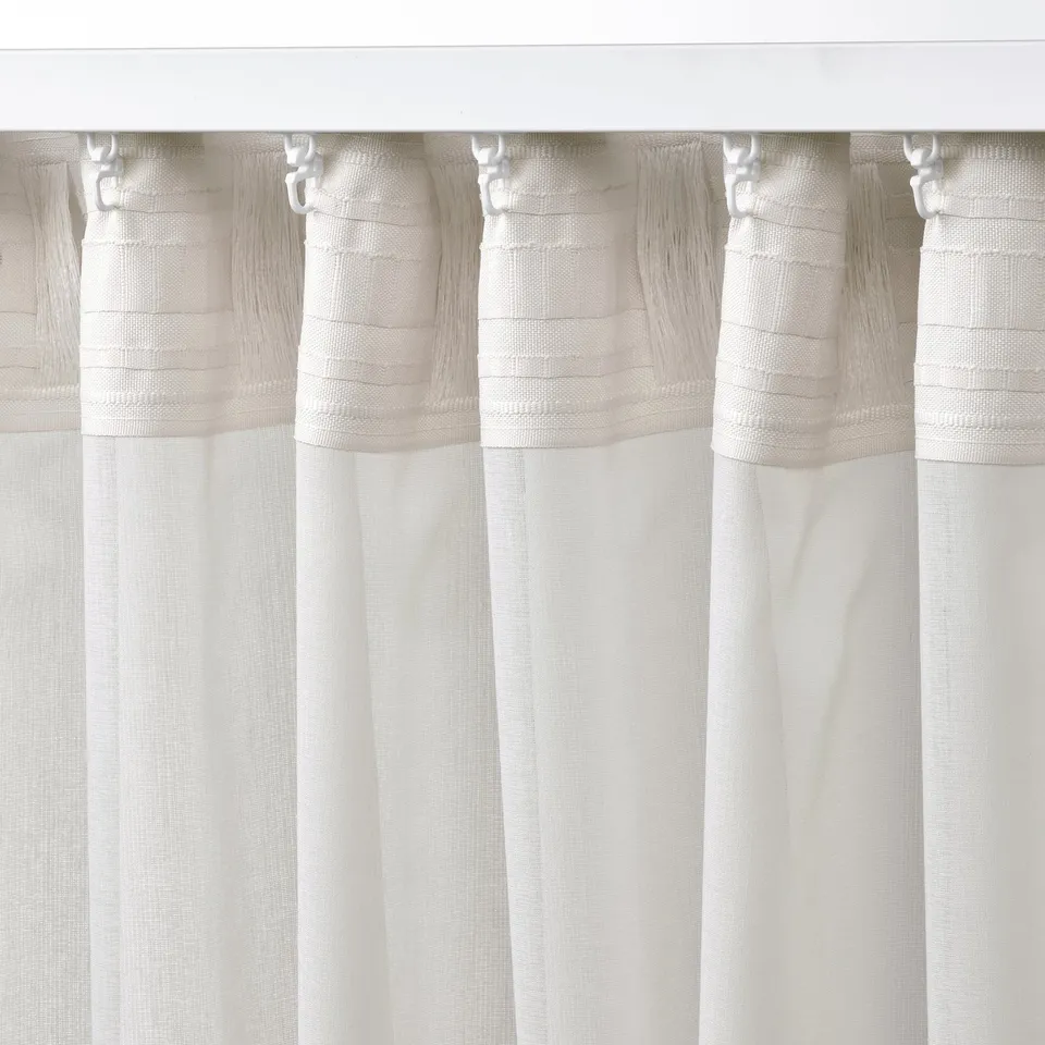 part: ROSENROBINIA sheer curtains, 1 pair