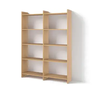 LÅDMAKARE storage combination, with shelves/oak effect, 159x35x212 cm