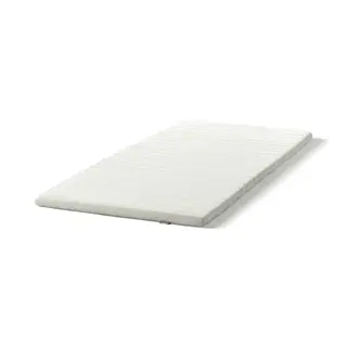 NISSEHOLM mattress pad, white, 90x200 cm