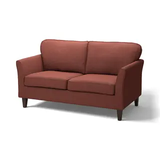 EKHOLMA 2-seat sofa, Kilanda brown-red, Depth 85 x Width 167 cm