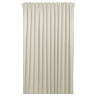 BENGTA block-out curtain, 1 piece, beige/with heading tape, 210x250 cm