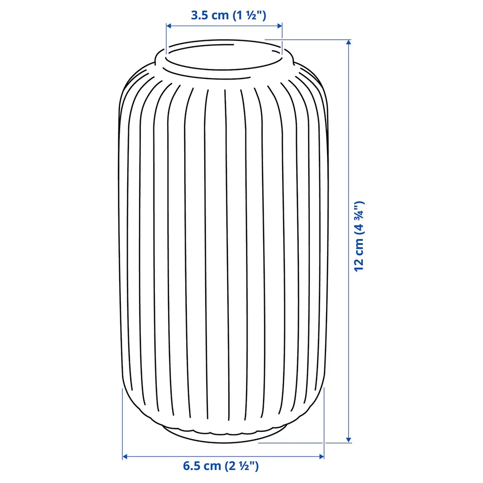 Illustration with measurements for the product: STILREN.