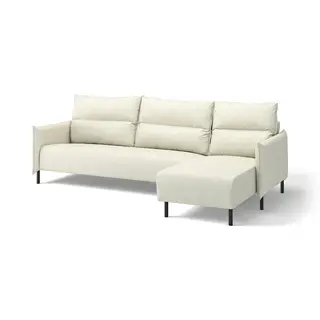 MANNARP 4-seat sofa with chaise longue, Gunnared beige