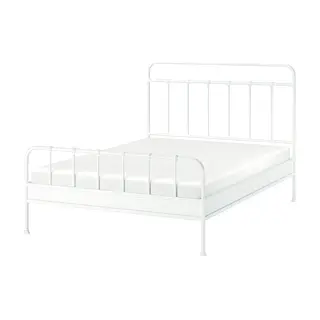 STJÄRNÖ bed frame, white, 150x200 cm