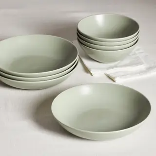 FÄRGKLAR bowl /deep plate, 8 pieces set
