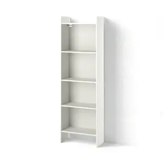 BAGGEBO bookcase, white, 50x25x160 cm