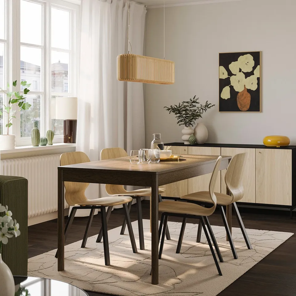 VARPTROSS Pendant lamp, bamboo, 79 cm