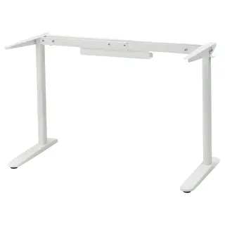 RELATERA underframe for table top, white, 90/117 cm