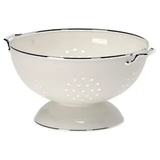 GEMAK colander, off-white, Length 22 x Width 13 cm