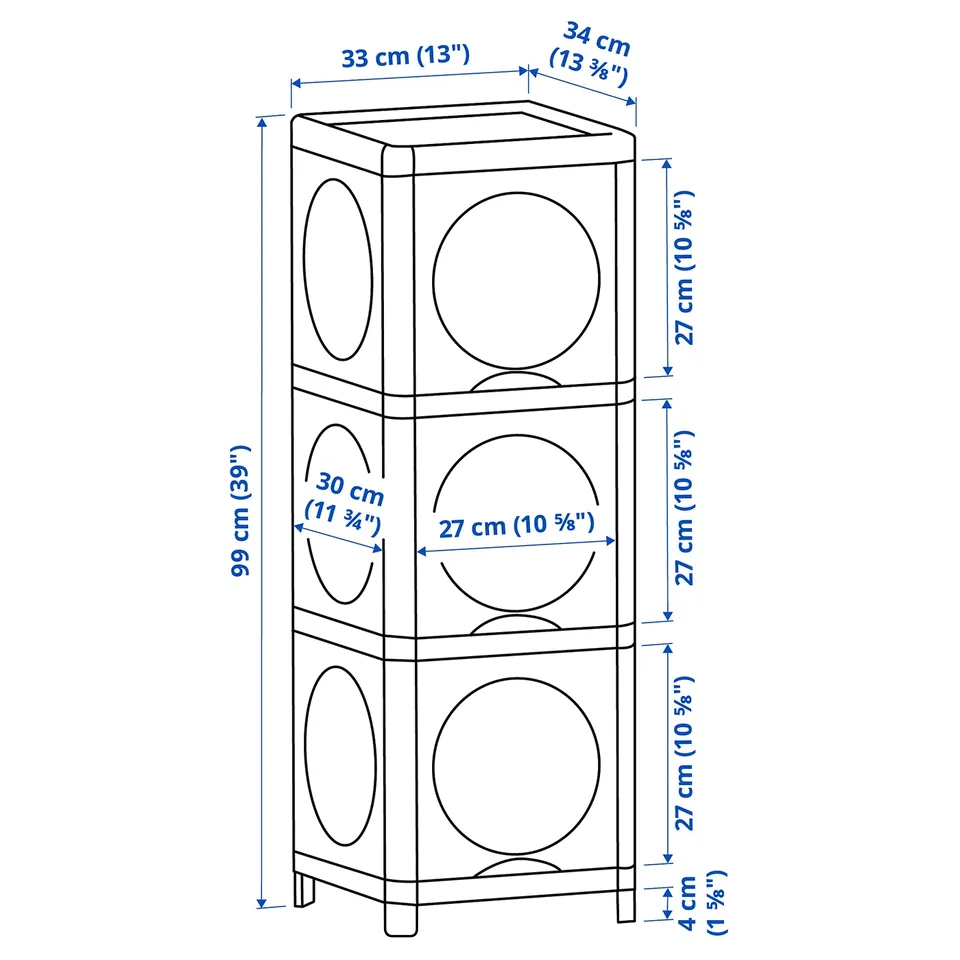 part: IVÖSJÖN cabinet with doors