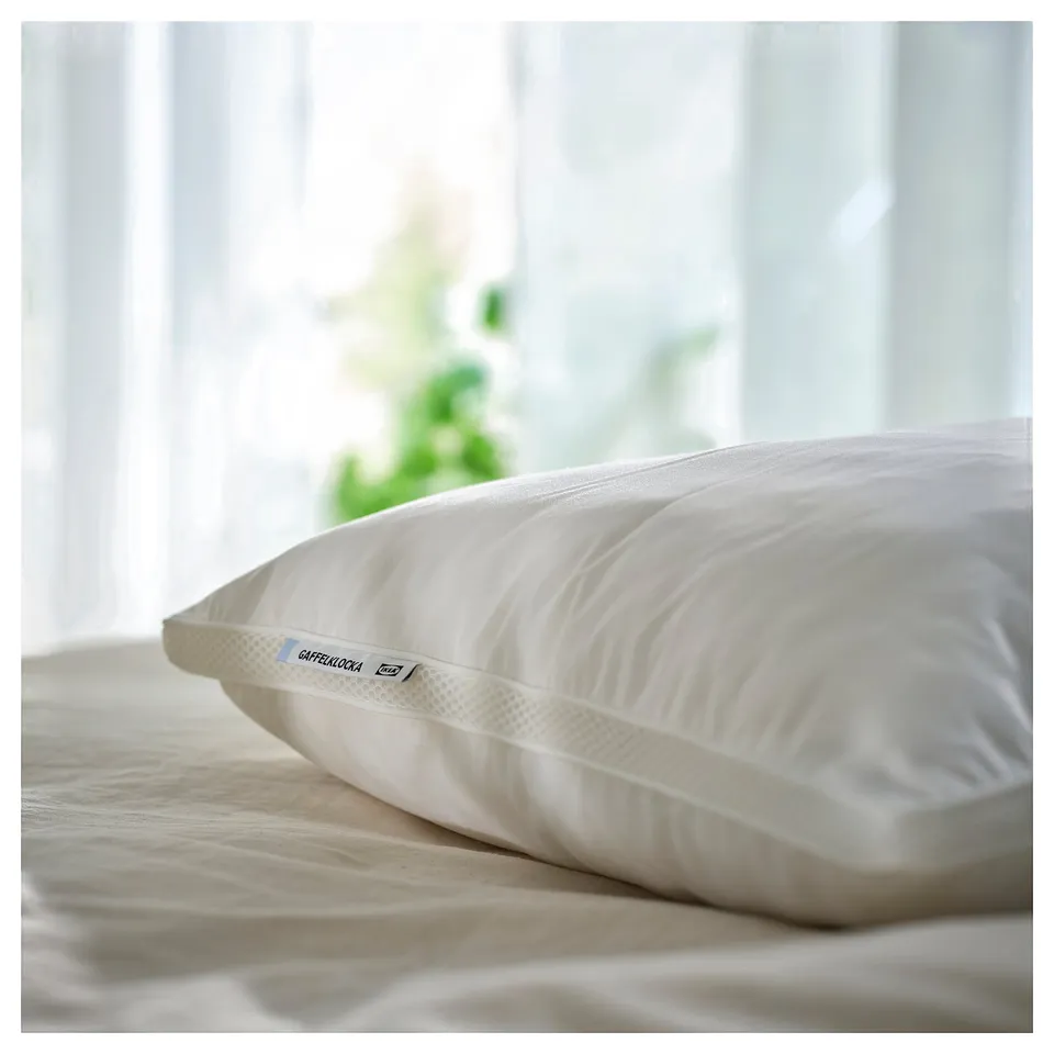 GAFFELKLOCKA Pillow, low, 50x80 cm