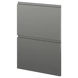 METOD 2 fronts for dishwasher, Voxtorp stainless steel effect, 60 cm
