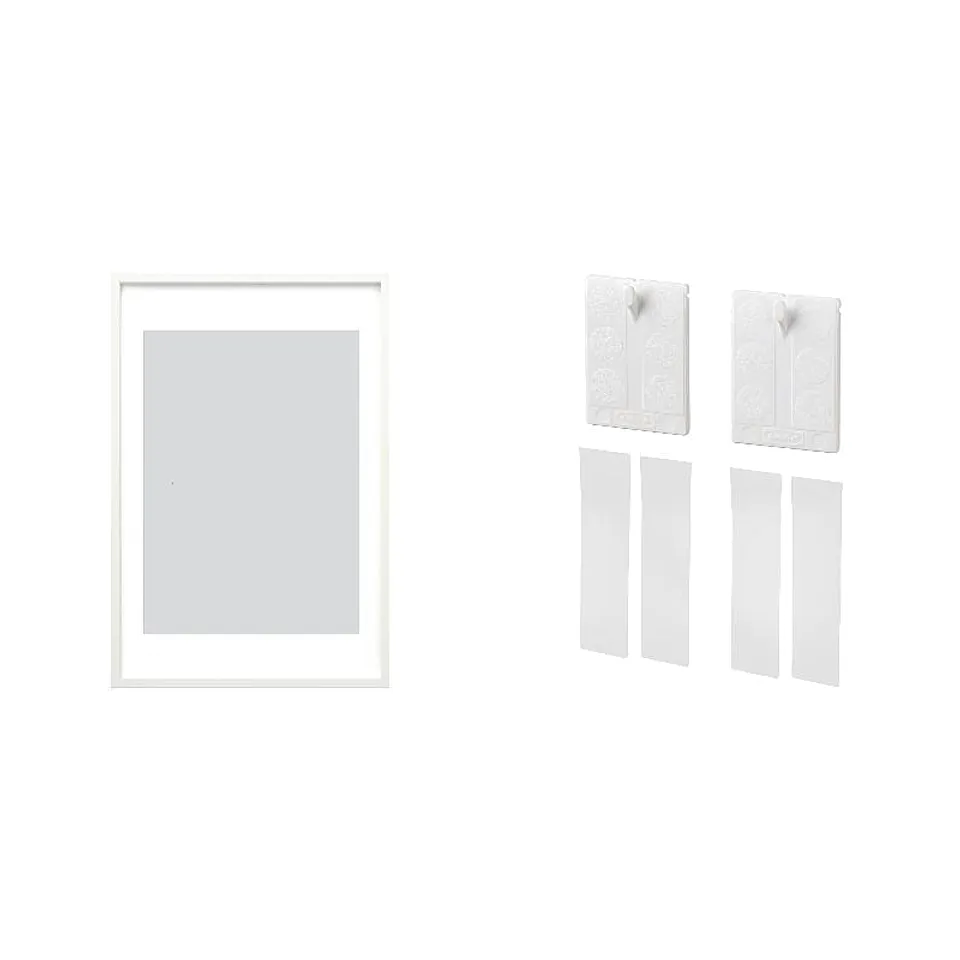frame + adhesive hook ×2, photo 1
