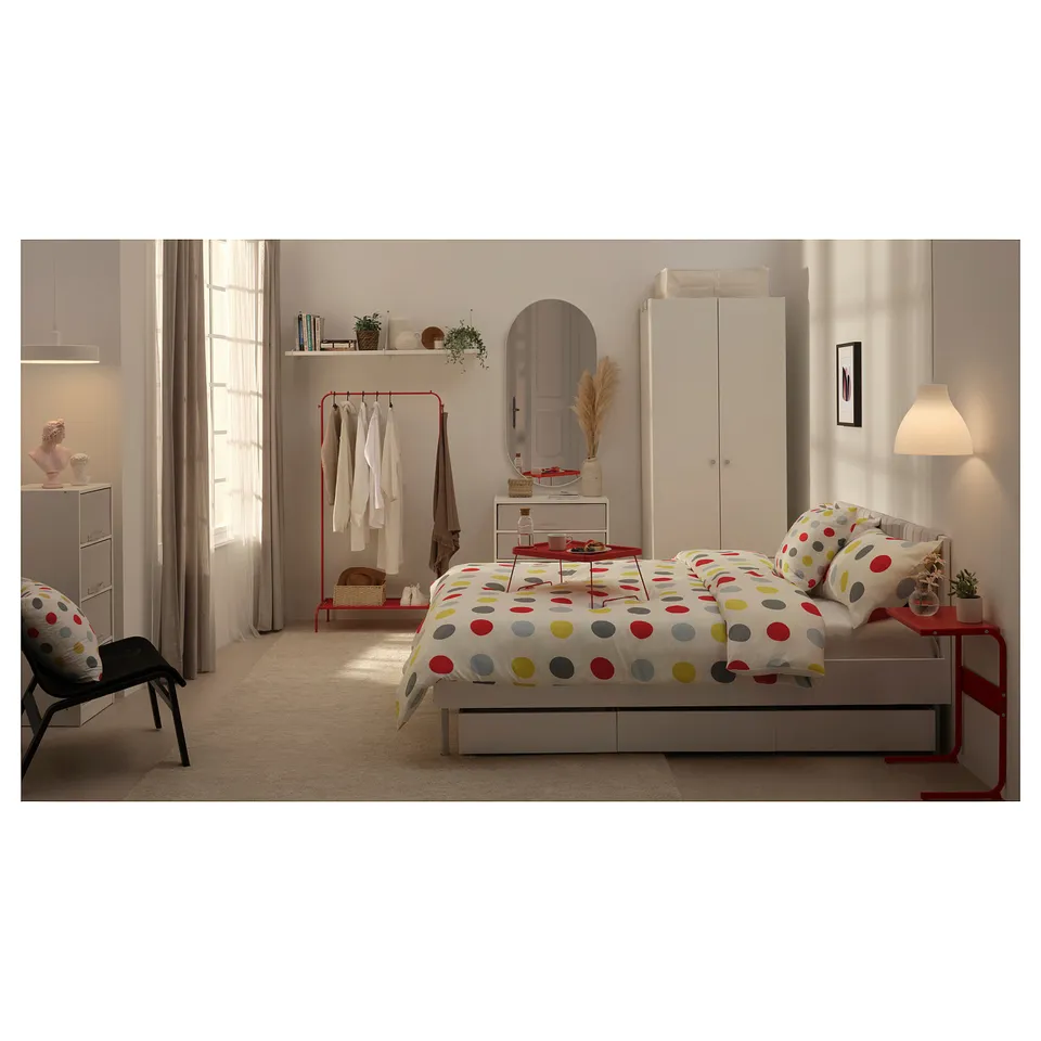 part: BRUKSVARA 4-piece bedlinen set