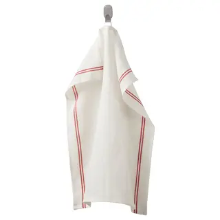 HILDEGUN tea towel, red, 45x60 cm