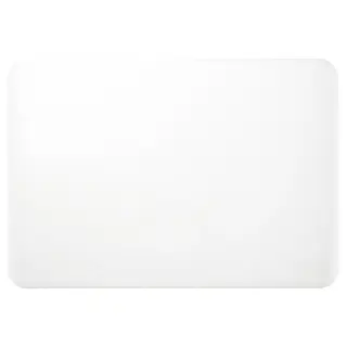 PLÖJA desk pad, white/transparent, 65x45 cm