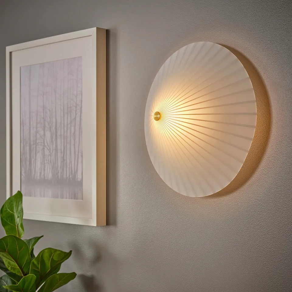part: RORKULT wall lamp, wired-in installation