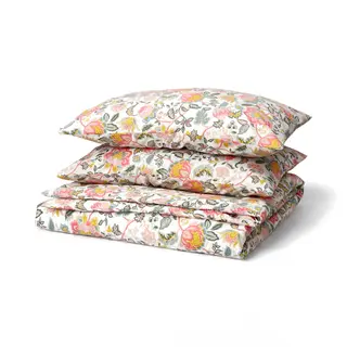 DAGGSALVIA duvet cover and 2 pillowcases, multicolour/floral pattern, 240x220/50x80 cm