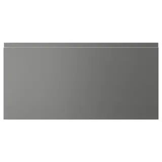VOXTORP drawer front, stainless steel effect, 80x40 cm