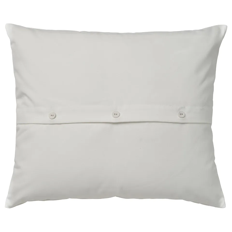 FJÄLLFRYLE Cushion, white multicolour/embroidery, 50x58 cm