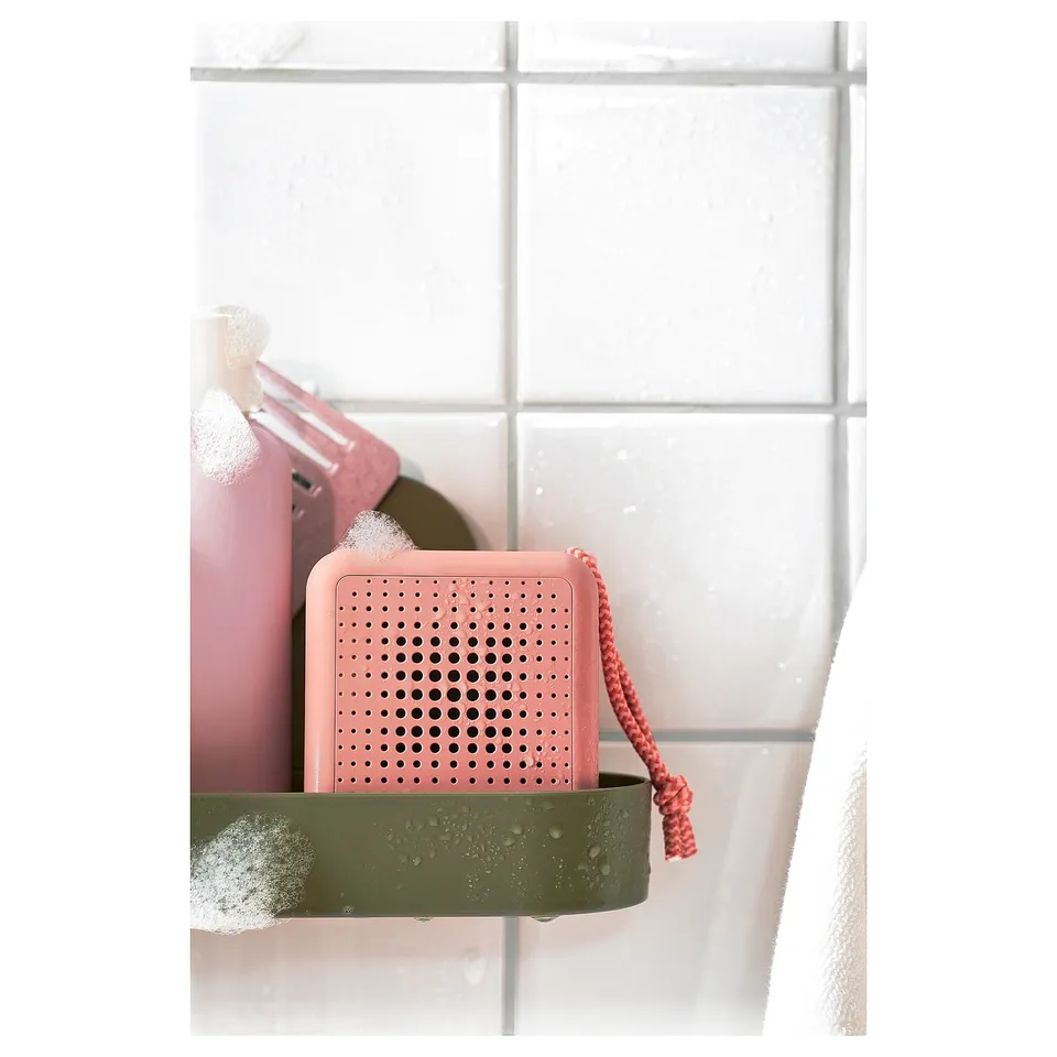 VAPPEBY Portable bluetooth speaker, waterproof/pink
