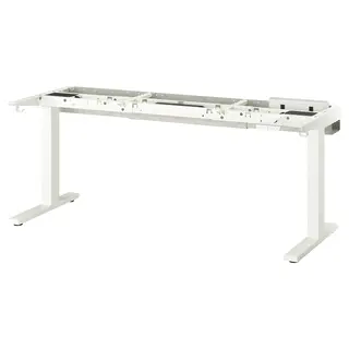MITTZON underframe sit/stand for desk, electric/white, 120/140/160x60 cm
