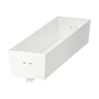 MITTZON container f frame w castors, white, 80x14 cm