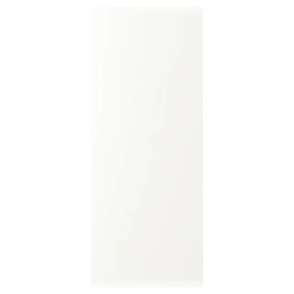 VALLSTENA white cabinet door, rectangular, smooth surface.