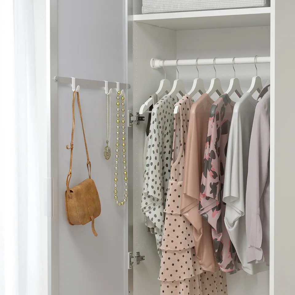 STRAUMEN Door with soft closing hinges, mirror glass, 60x180 cm