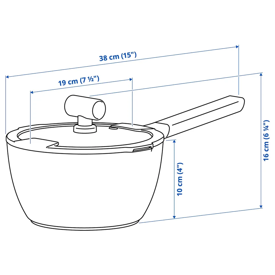 part: KLIPPFISK saucepan with lid