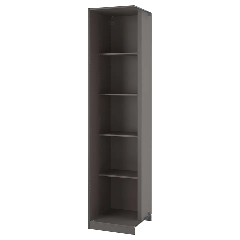 part: PAX add-on corner unit with 4 shelves