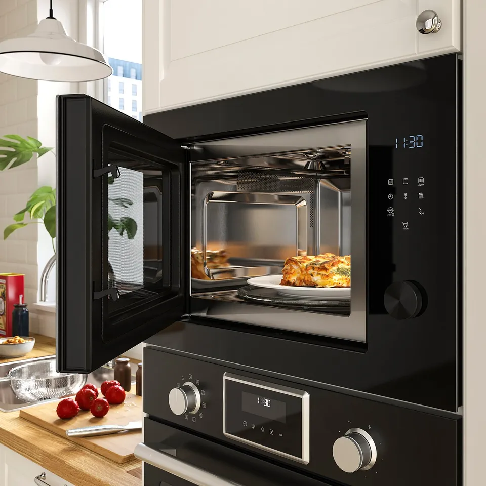 SPJUTBO Built-in microwave, Grill function IKEA 500/black
