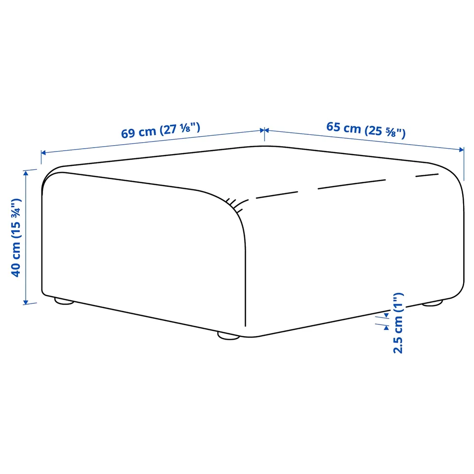 part: STOCKHOLM 2025 pouffe