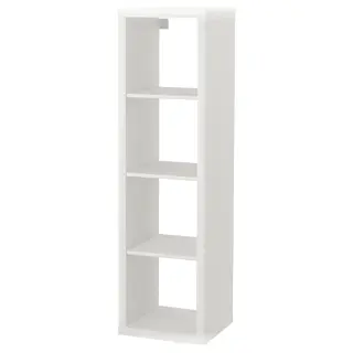 KALLAX shelving unit, white, 42x147 cm