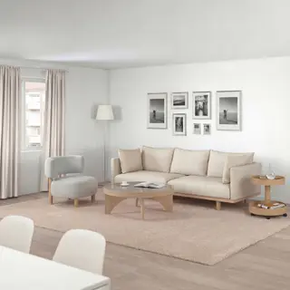 STOCKHOLM 2-seat sofa/Armchair/Coffee table/Side table