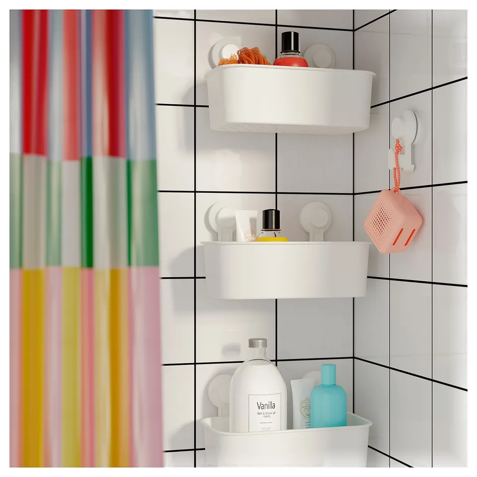 part: TISKEN basket with suction cup