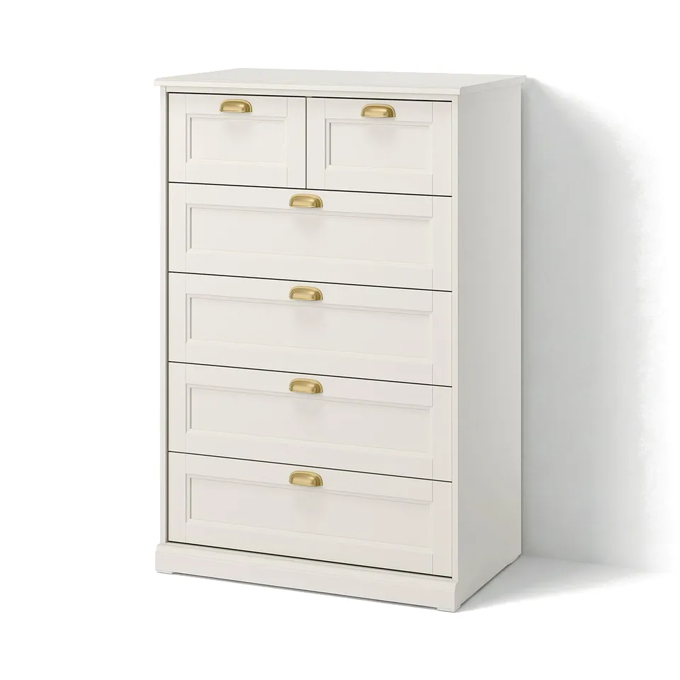 part: FÅGELFJÄLLET chest of 6 drawers