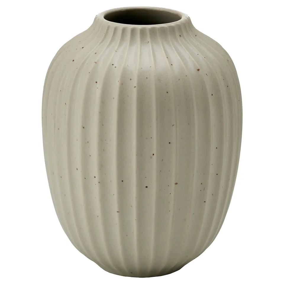 STJÄRNLUDD Vase, green, 12 cm