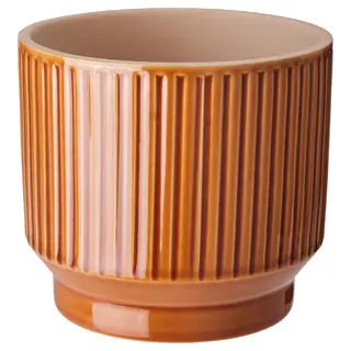 HONUNGSPALM plant pot, in/outdoor/brown, 12 cm