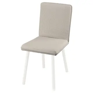 TONSTAD chair cover, Fridtuna light beige