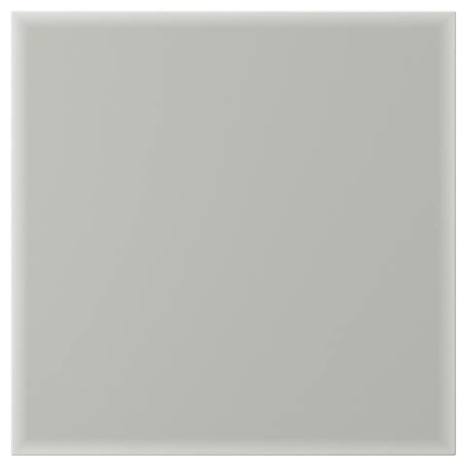 HAVSTORP light grey kitchen cabinet; square, smooth, fiberboard.