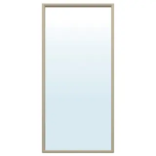NYPONBUSKE mirror, grey-beige, 65x135 cm