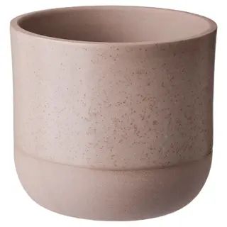 BUSKKAPRIFOL plant pot, in/outdoor/grey, 9 cm