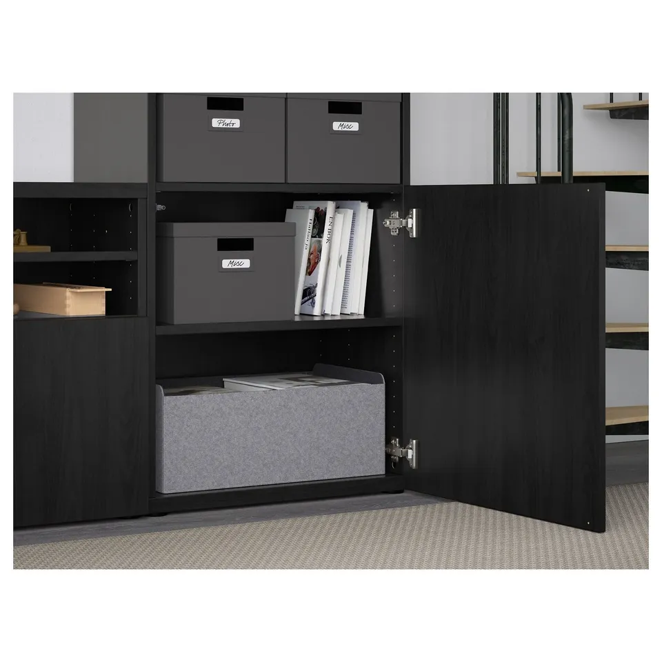 part: BESTÅ TV storage combination/glass doors