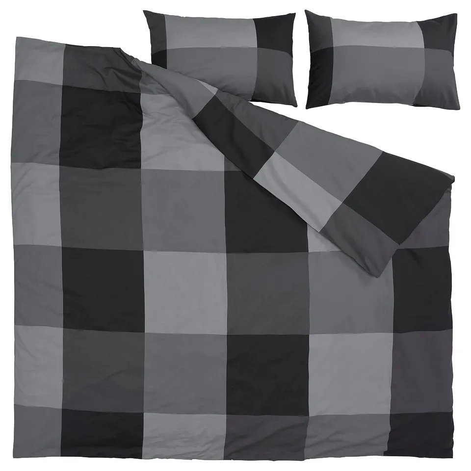 part: BRUNKRISSLA duvet cover and 2 pillowcases