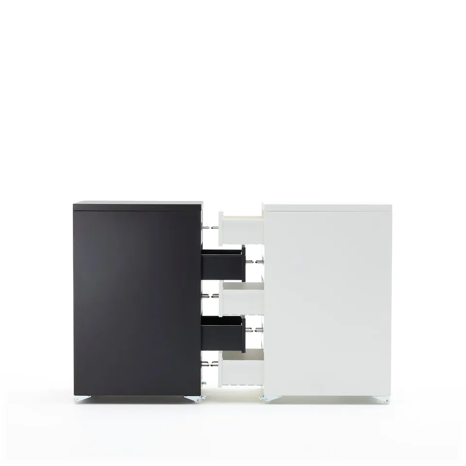 HELMER Drawer unit on castors, white, 28x65 cm